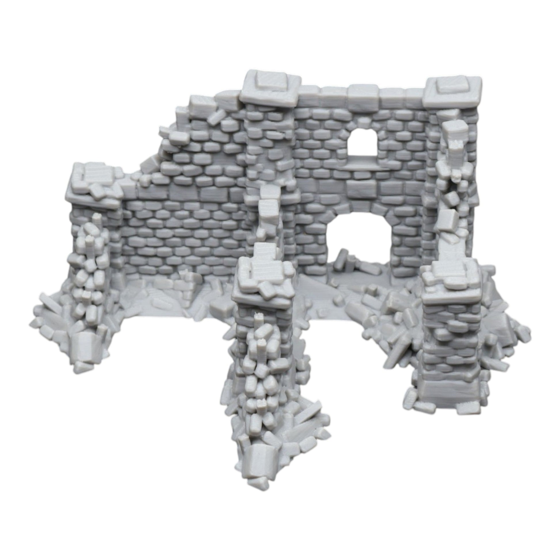 Crumbling Ruins #11 - 28mm Wargaming Scatter Terrain Scenery Tabletop Miniature - 3D Printed Terrain and Scenery - Geek Gaming Scenics - Jawar3d