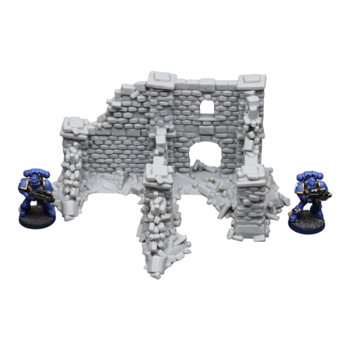 Crumbling Ruins #11 - 28mm Wargaming Scatter Terrain Scenery Tabletop Miniature - 3D Printed Terrain and Scenery - Geek Gaming Scenics - Jawar3d