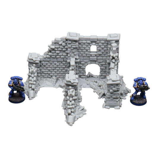 Crumbling Ruins #11 - 28mm Wargaming Scatter Terrain Scenery Tabletop Miniature - 3D Printed Terrain and Scenery - Geek Gaming Scenics - Jawar3d