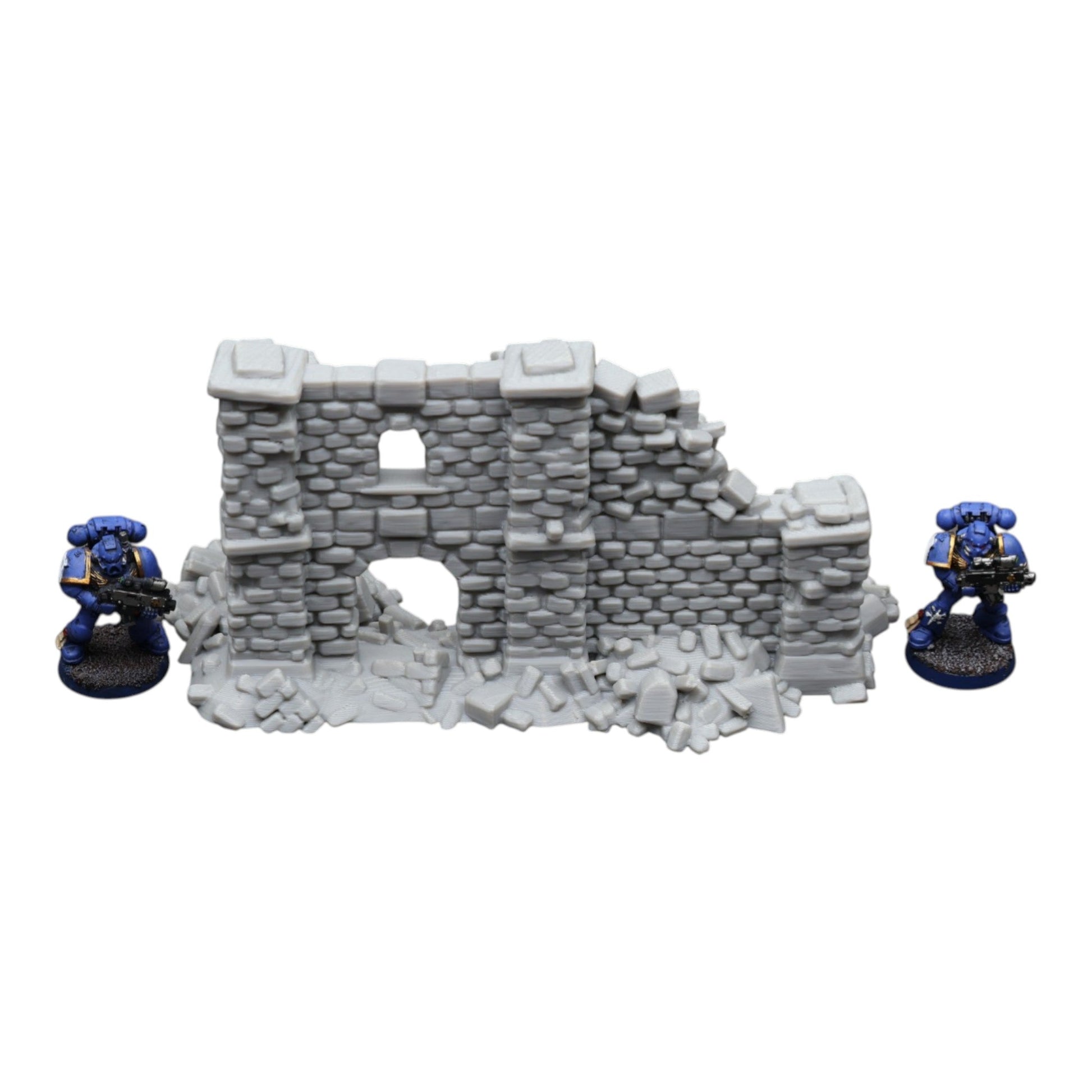 Crumbling Ruins #11 - 28mm Wargaming Scatter Terrain Scenery Tabletop Miniature - 3D Printed Terrain and Scenery - Geek Gaming Scenics - Jawar3d