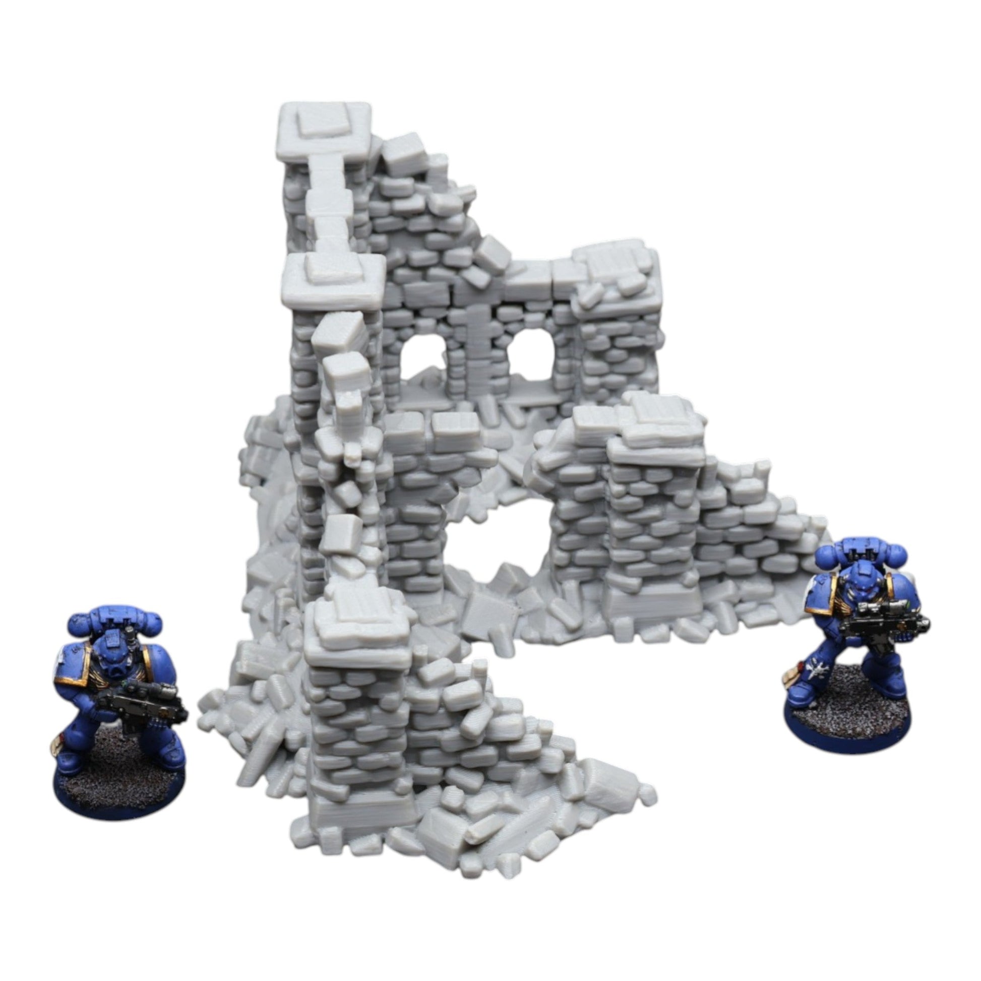 Crumbling Ruins #11 - 28mm Wargaming Scatter Terrain Scenery Tabletop Miniature - 3D Printed Terrain and Scenery - Geek Gaming Scenics - Jawar3d