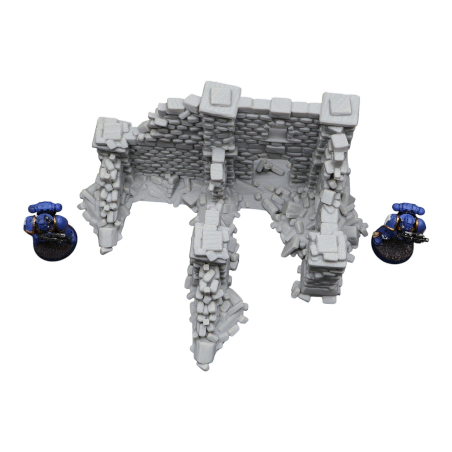 Crumbling Ruins #11 - 28mm Wargaming Scatter Terrain Scenery Tabletop Miniature - 3D Printed Terrain and Scenery - Geek Gaming Scenics - Jawar3d