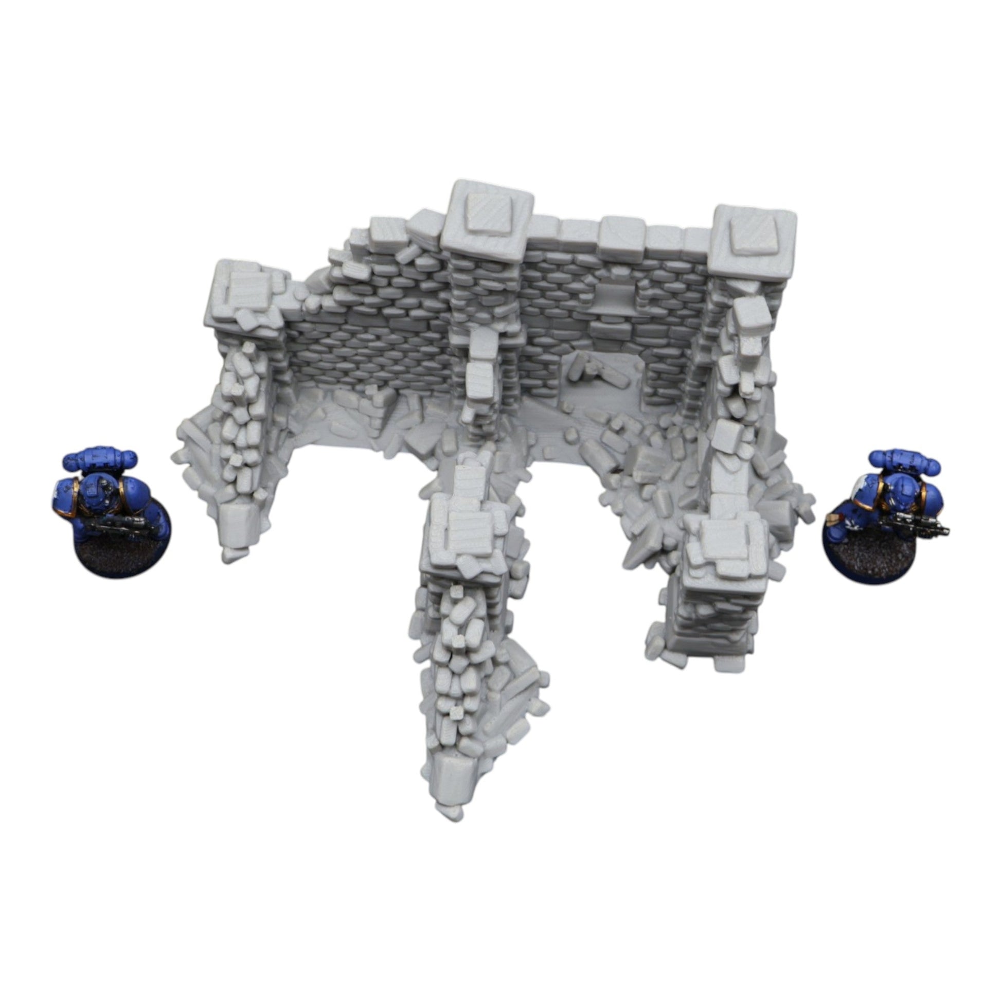 Crumbling Ruins #11 - 28mm Wargaming Scatter Terrain Scenery Tabletop Miniature - 3D Printed Terrain and Scenery - Geek Gaming Scenics - Jawar3d