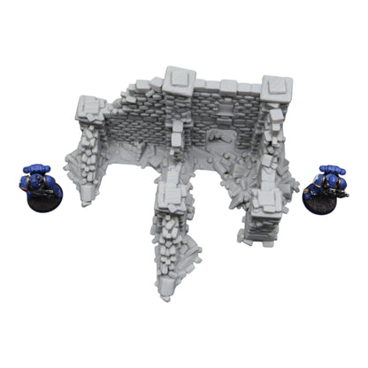 Crumbling Ruins #11 - 28mm Wargaming Scatter Terrain Scenery Tabletop Miniature - 3D Printed Terrain and Scenery - Geek Gaming Scenics - Jawar3d