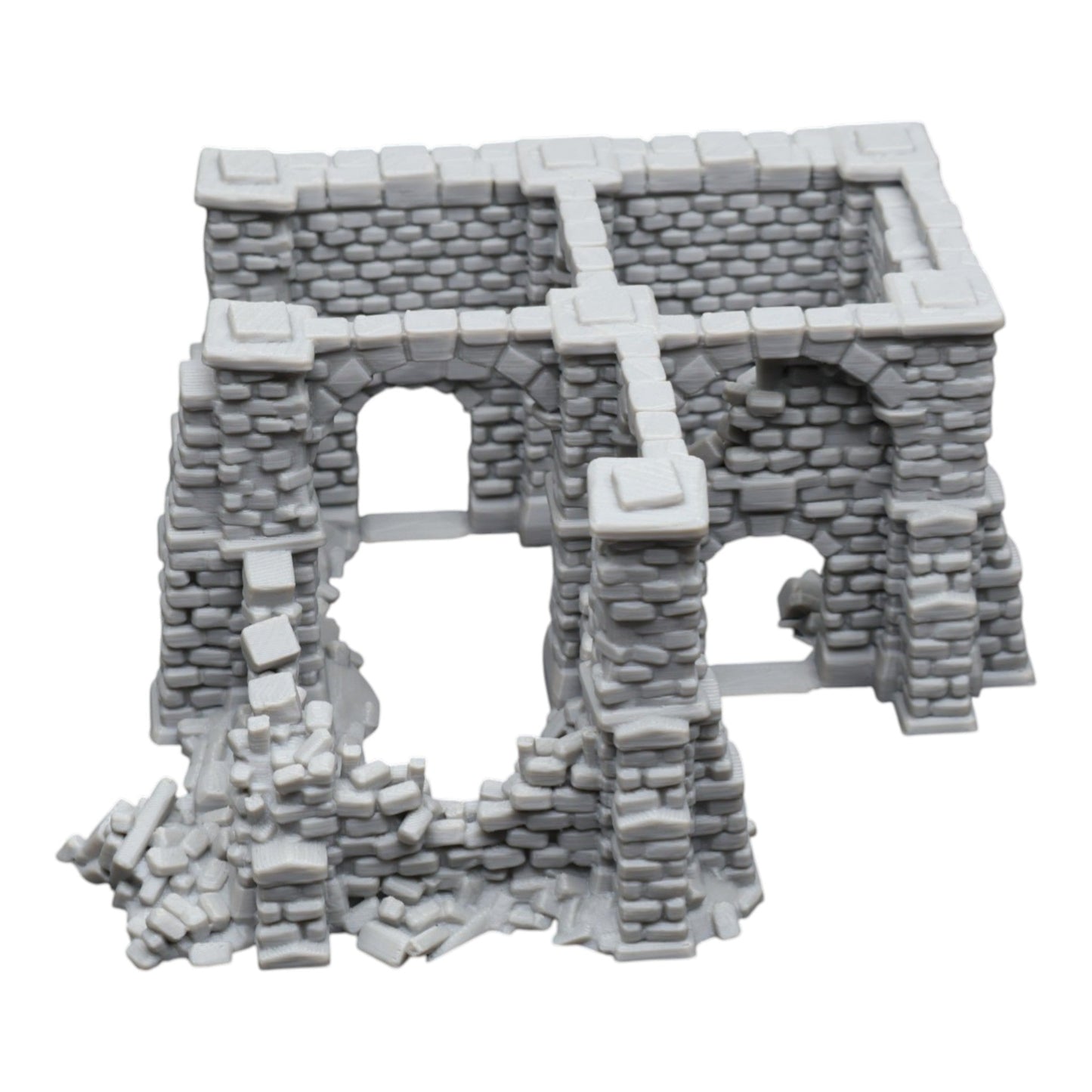 Crumbling Ruins #15 - 28mm Wargaming Scatter Terrain Scenery Tabletop Miniature - 3D Printed Terrain and Scenery - Geek Gaming Scenics - Jawar3d