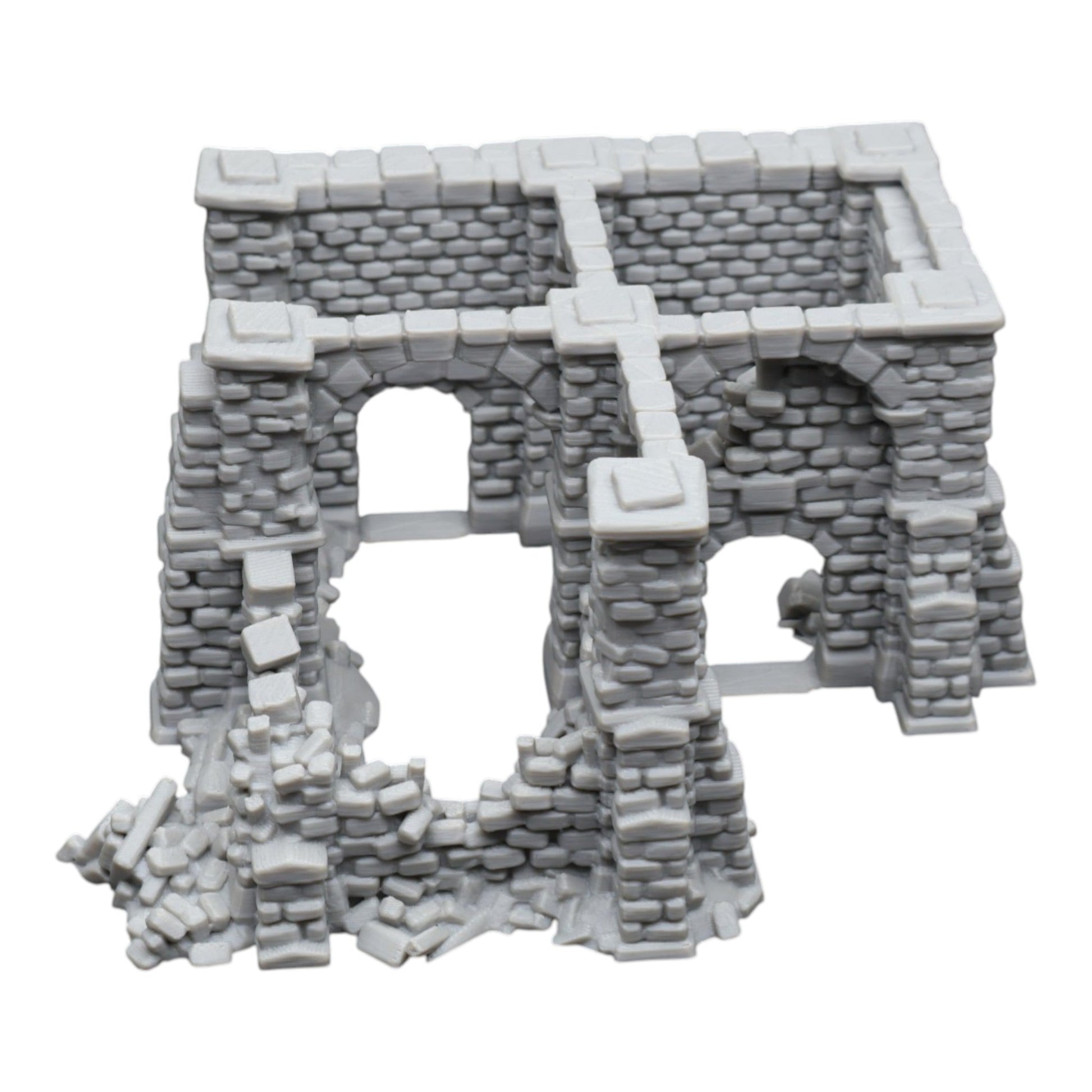 Crumbling Ruins #15 - 28mm Wargaming Scatter Terrain Scenery Tabletop Miniature - 3D Printed Terrain and Scenery - Geek Gaming Scenics - Jawar3d