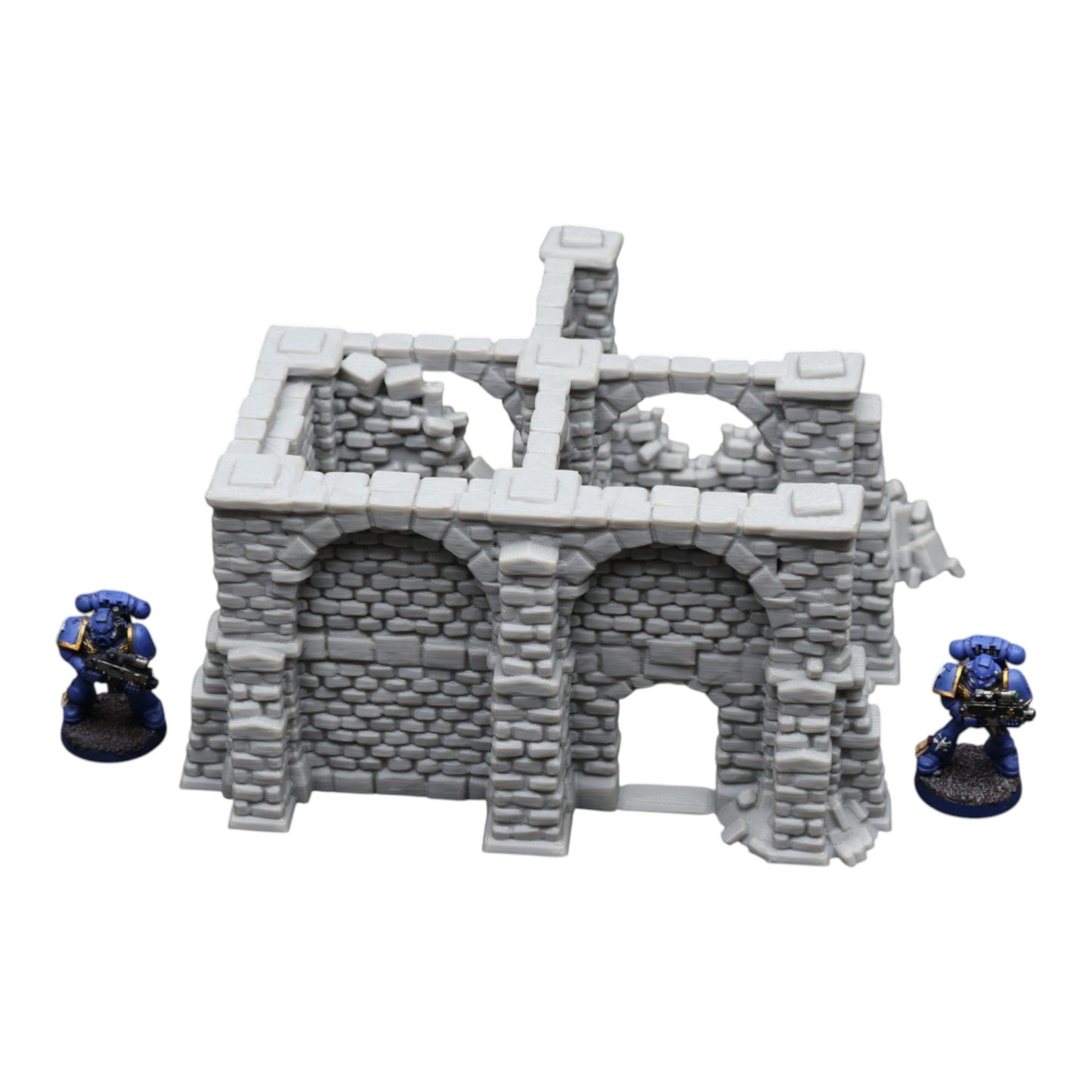 Crumbling Ruins #15 - 28mm Wargaming Scatter Terrain Scenery Tabletop Miniature - 3D Printed Terrain and Scenery - Geek Gaming Scenics - Jawar3d