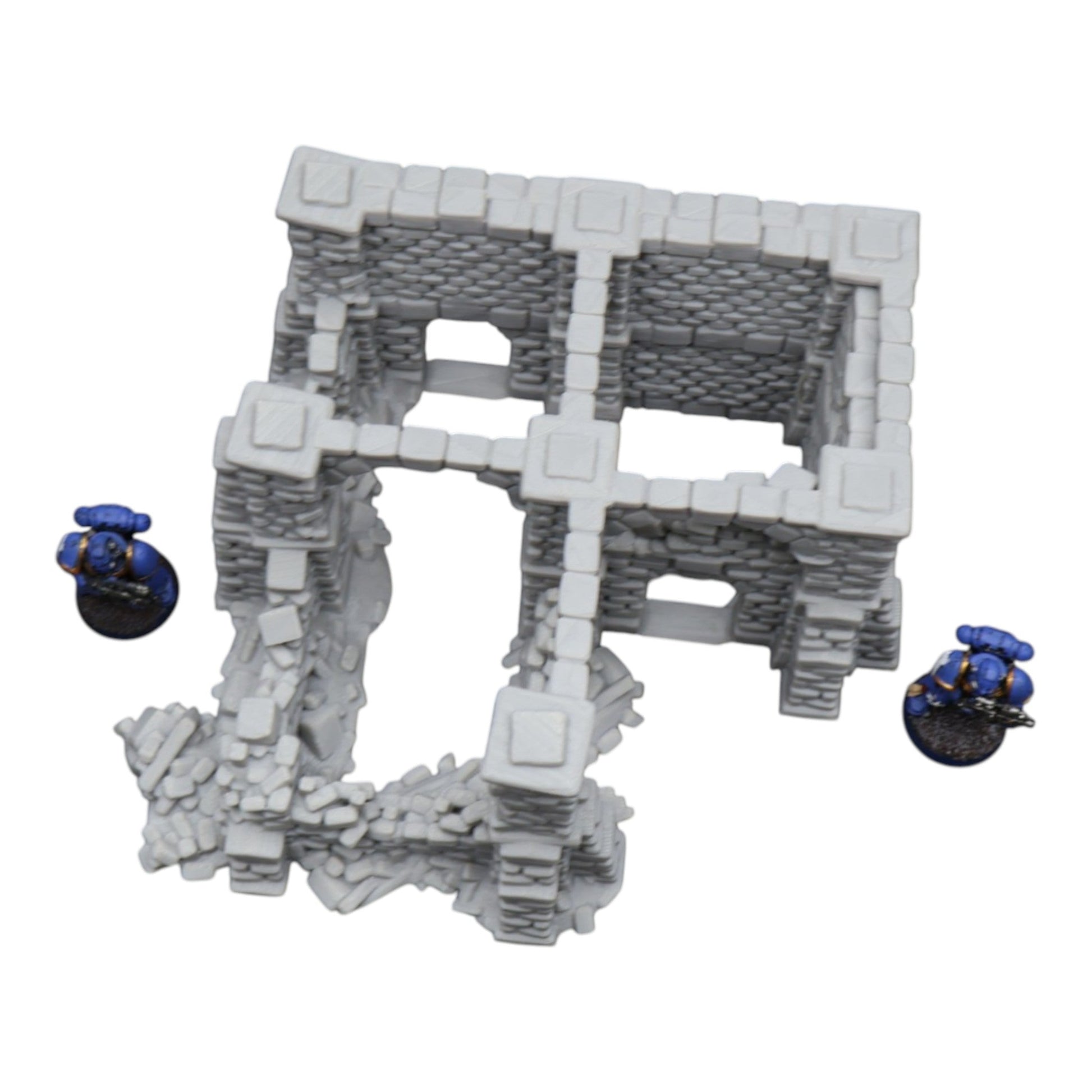 Crumbling Ruins #15 - 28mm Wargaming Scatter Terrain Scenery Tabletop Miniature - 3D Printed Terrain and Scenery - Geek Gaming Scenics - Jawar3d