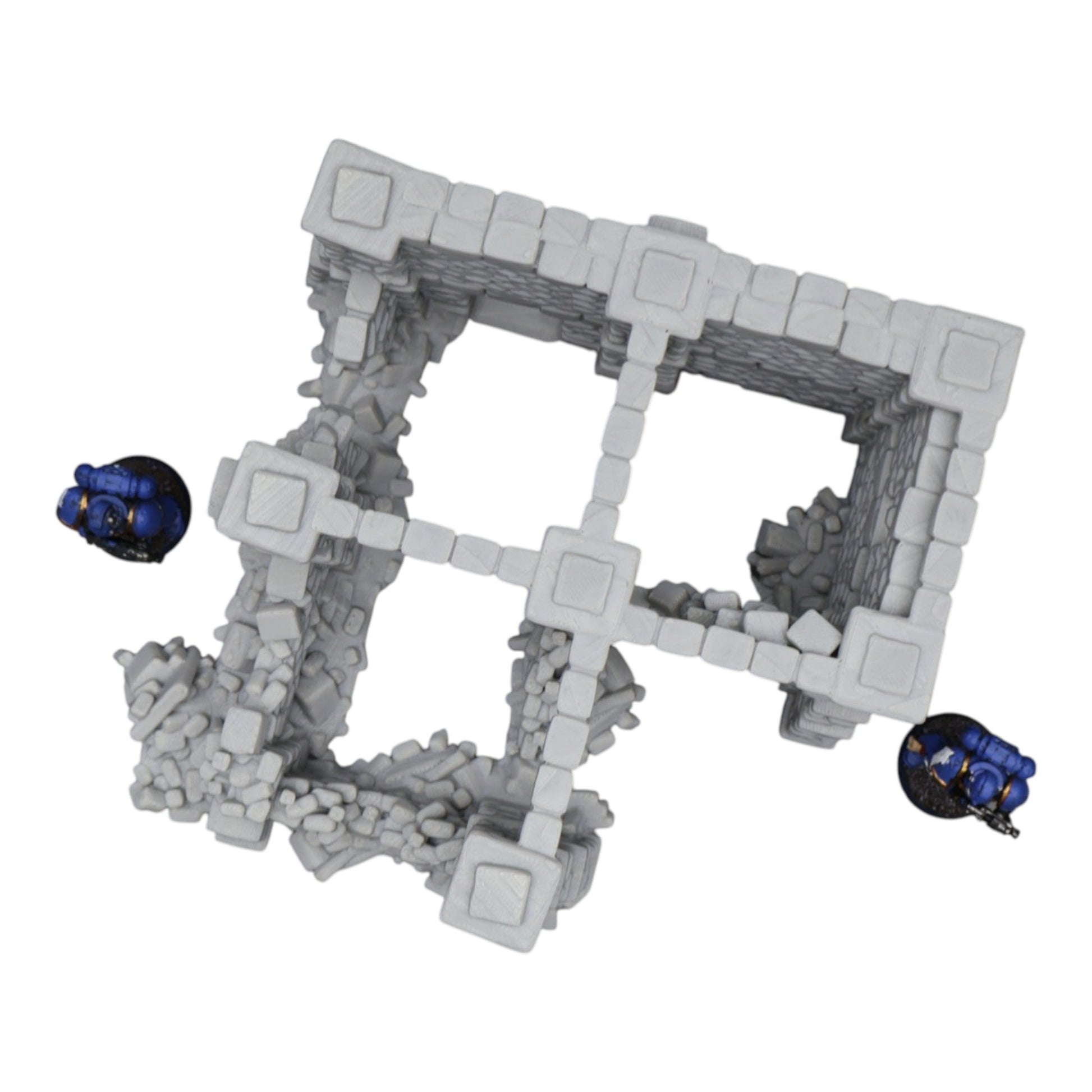 Crumbling Ruins #15 - 28mm Wargaming Scatter Terrain Scenery Tabletop Miniature - 3D Printed Terrain and Scenery - Geek Gaming Scenics - Jawar3d