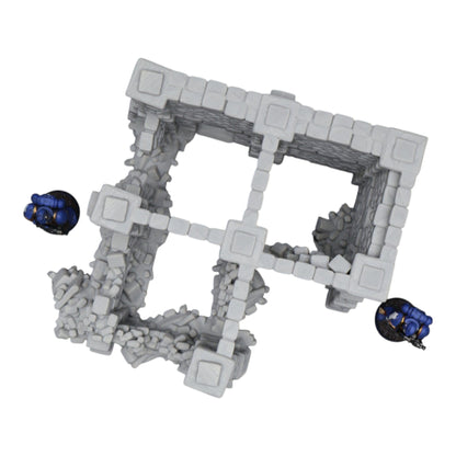 Crumbling Ruins #15 - 28mm Wargaming Scatter Terrain Scenery Tabletop Miniature - 3D Printed Terrain and Scenery - Geek Gaming Scenics - Jawar3d