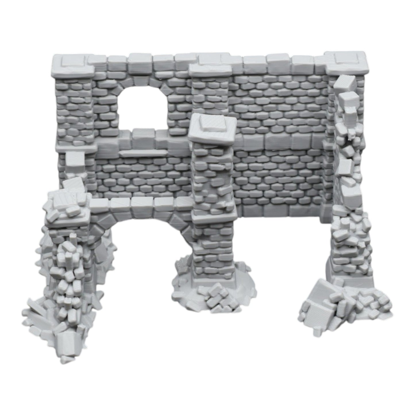 Crumbling Ruins #18 - 28mm Wargaming Scatter Terrain Scenery Tabletop Miniature - 3D Printed Terrain and Scenery - Geek Gaming Scenics - Jawar3d