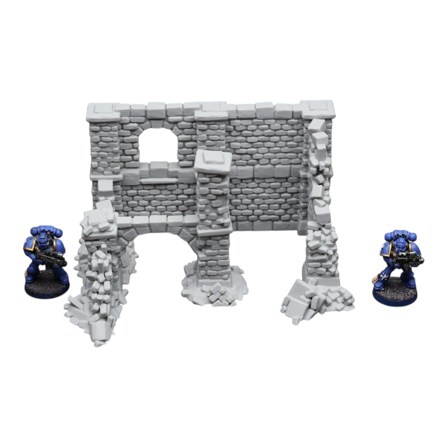 Crumbling Ruins #18 - 28mm Wargaming Scatter Terrain Scenery Tabletop Miniature - 3D Printed Terrain and Scenery - Geek Gaming Scenics - Jawar3d