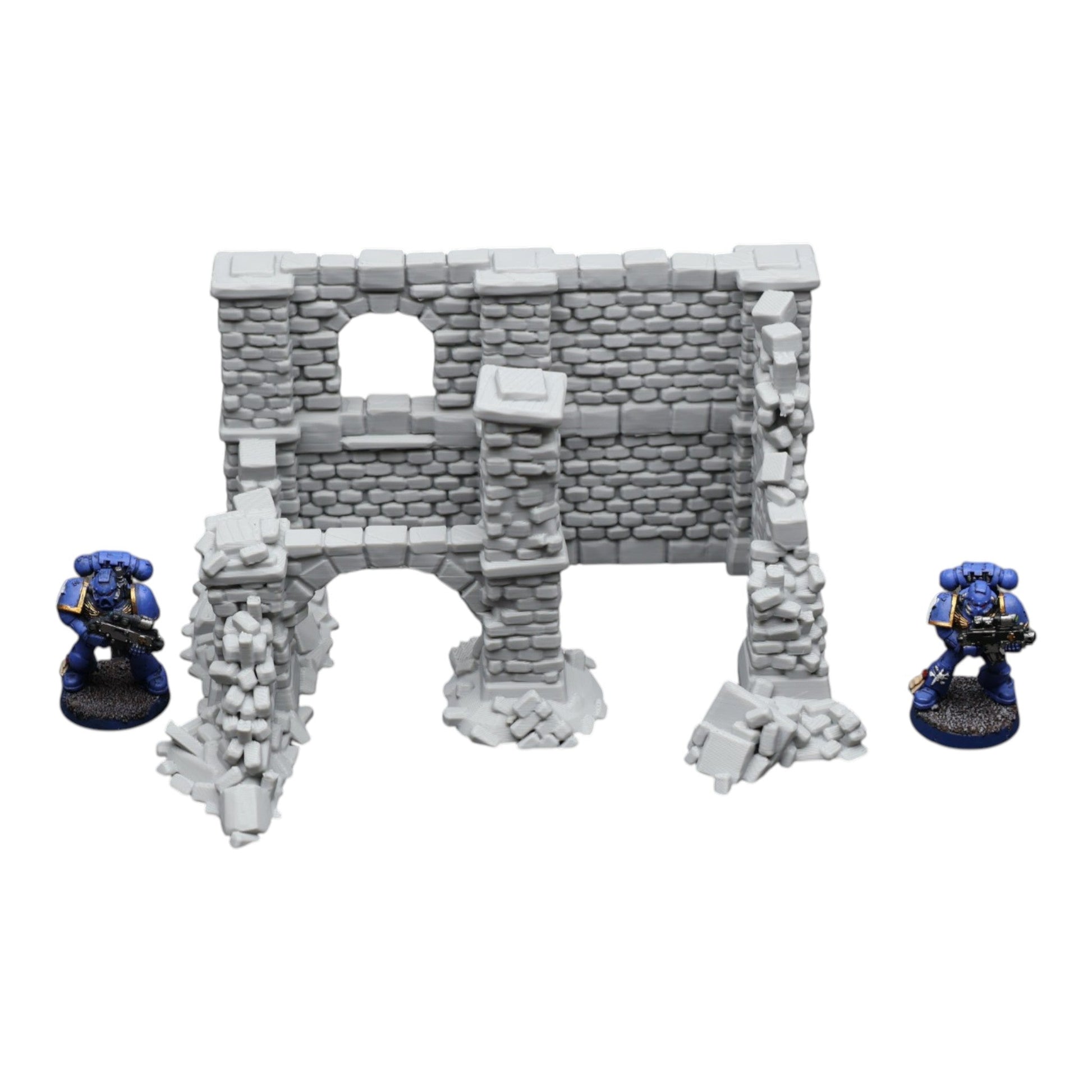 Crumbling Ruins #18 - 28mm Wargaming Scatter Terrain Scenery Tabletop Miniature - 3D Printed Terrain and Scenery - Geek Gaming Scenics - Jawar3d