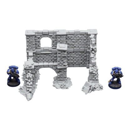 Crumbling Ruins #18 - 28mm Wargaming Scatter Terrain Scenery Tabletop Miniature - 3D Printed Terrain and Scenery - Geek Gaming Scenics - Jawar3d