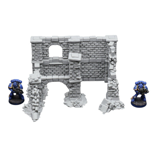 Crumbling Ruins #18 - 28mm Wargaming Scatter Terrain Scenery Tabletop Miniature - 3D Printed Terrain and Scenery - Geek Gaming Scenics - Jawar3d