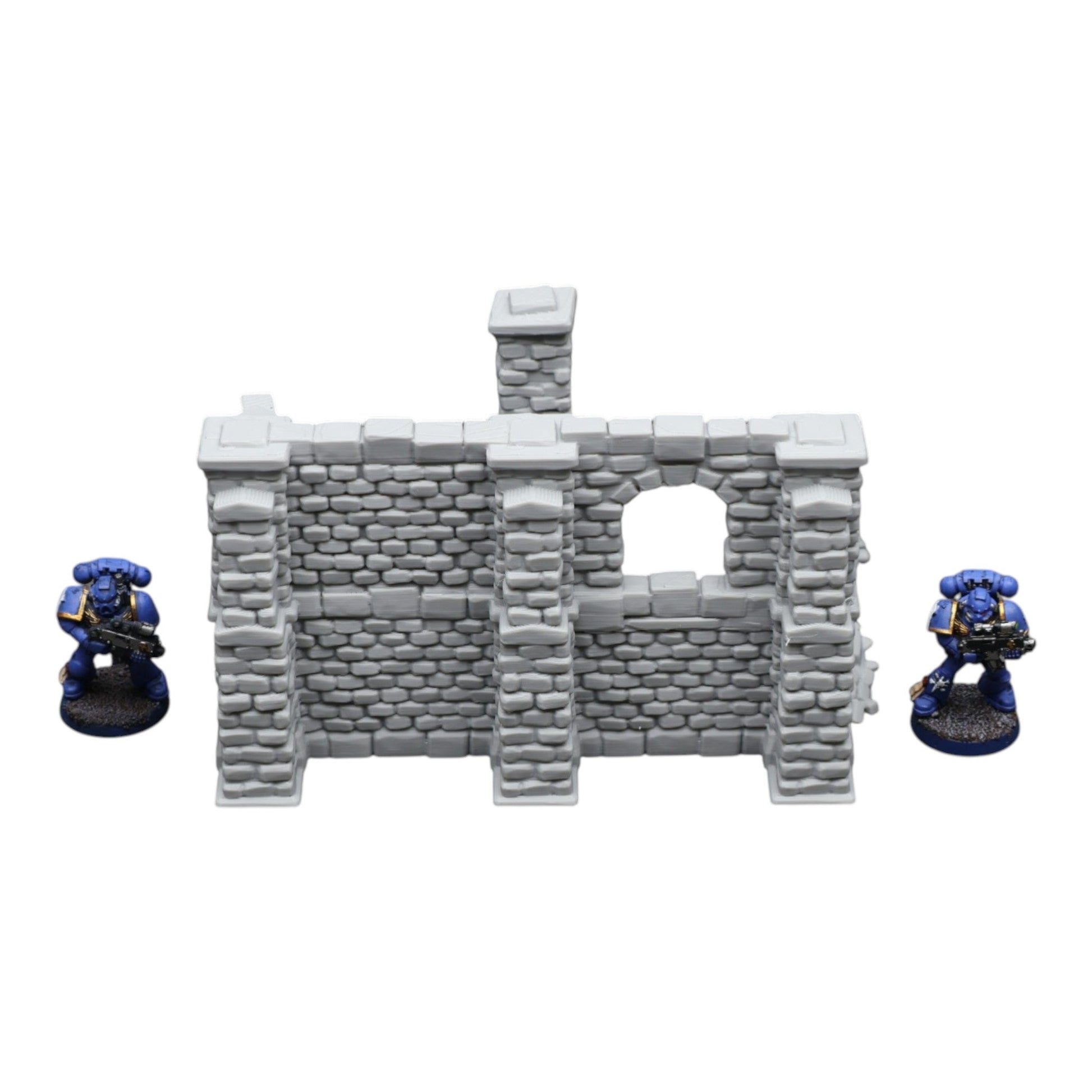 Crumbling Ruins #18 - 28mm Wargaming Scatter Terrain Scenery Tabletop Miniature - 3D Printed Terrain and Scenery - Geek Gaming Scenics - Jawar3d
