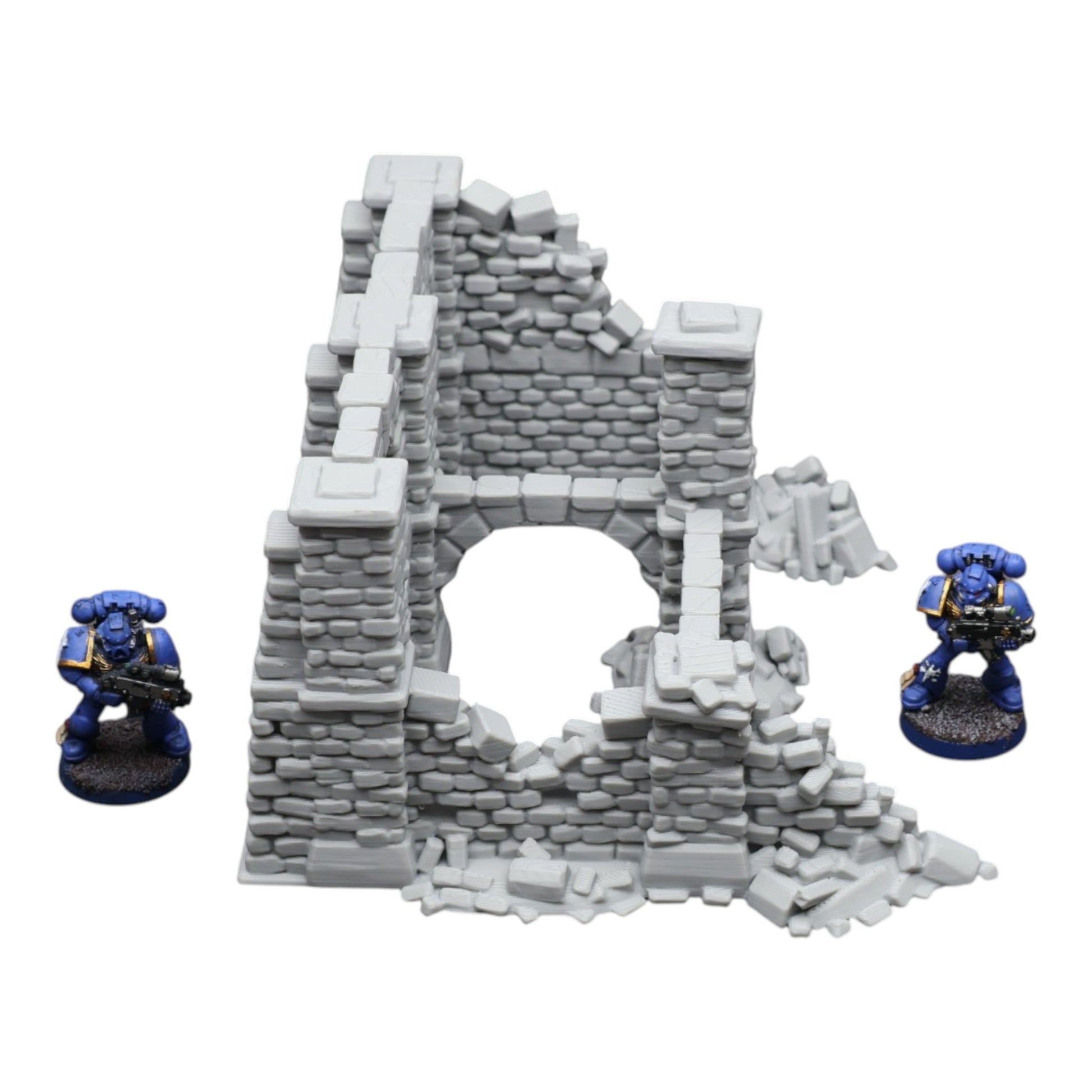Crumbling Ruins #18 - 28mm Wargaming Scatter Terrain Scenery Tabletop Miniature - 3D Printed Terrain and Scenery - Geek Gaming Scenics - Jawar3d