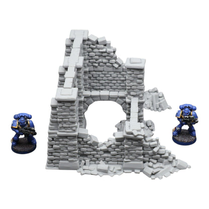 Crumbling Ruins #18 - 28mm Wargaming Scatter Terrain Scenery Tabletop Miniature - 3D Printed Terrain and Scenery - Geek Gaming Scenics - Jawar3d