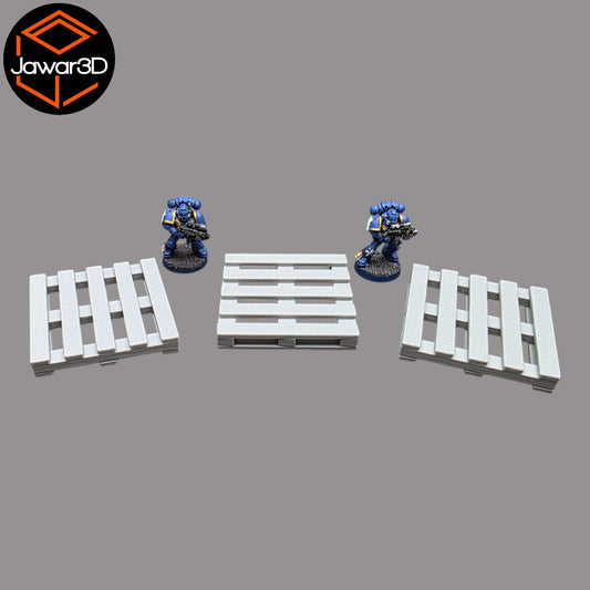 Pallet x3 - 28mm Wargaming Scatter Terrain Scenery Tabletop Miniature