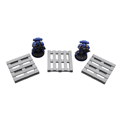 Pallet x3 - 28mm Wargaming Scatter Terrain Scenery Tabletop Miniature