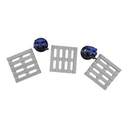 Pallet x3 - 28mm Wargaming Scatter Terrain Scenery Tabletop Miniature