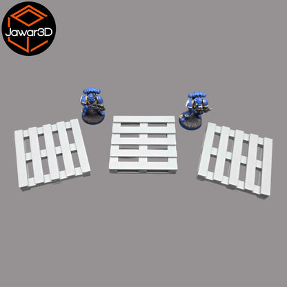 Pallet x3 - 28mm Wargaming Scatter Terrain Scenery Tabletop Miniature