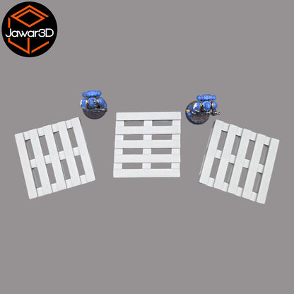 Pallet x3 - 28mm Wargaming Scatter Terrain Scenery Tabletop Miniature