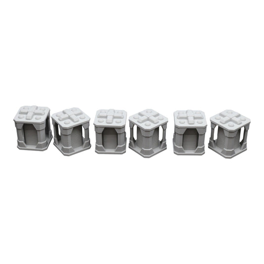 Energy Generators  - 28mm Wargaming Scatter Terrain Scenery Tabletop Miniature - 3D Printed Terrain and Scenery - Geek Gaming Scenics - Jawar3d