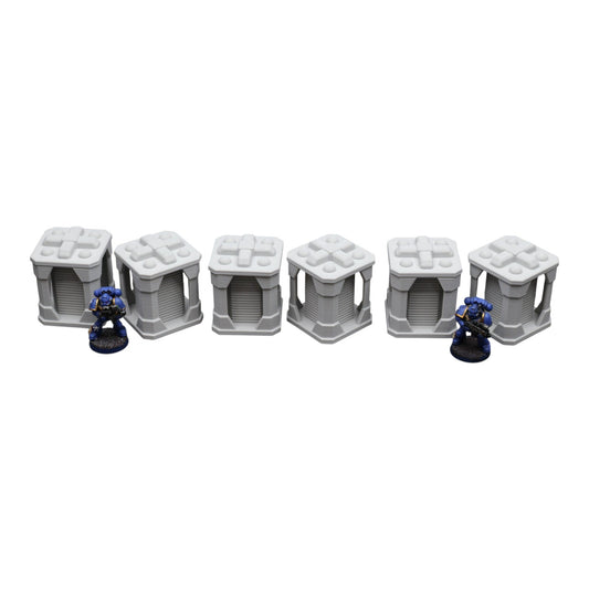 Energy Generators  - 28mm Wargaming Scatter Terrain Scenery Tabletop Miniature - 3D Printed Terrain and Scenery - Geek Gaming Scenics - Jawar3d