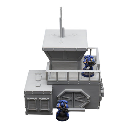 Sci-Fi Outpost - 28mm Wargaming Scatter Terrain Scenery Tabletop Miniature