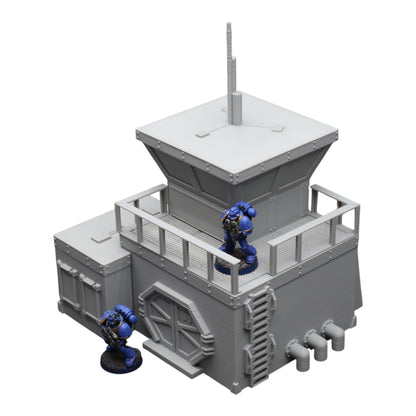 Sci-Fi Outpost - 28mm Wargaming Scatter Terrain Scenery Tabletop Miniature