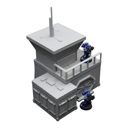 Sci-Fi Outpost - 28mm Wargaming Scatter Terrain Scenery Tabletop Miniature