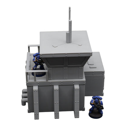 Sci-Fi Outpost - 28mm Wargaming Scatter Terrain Scenery Tabletop Miniature