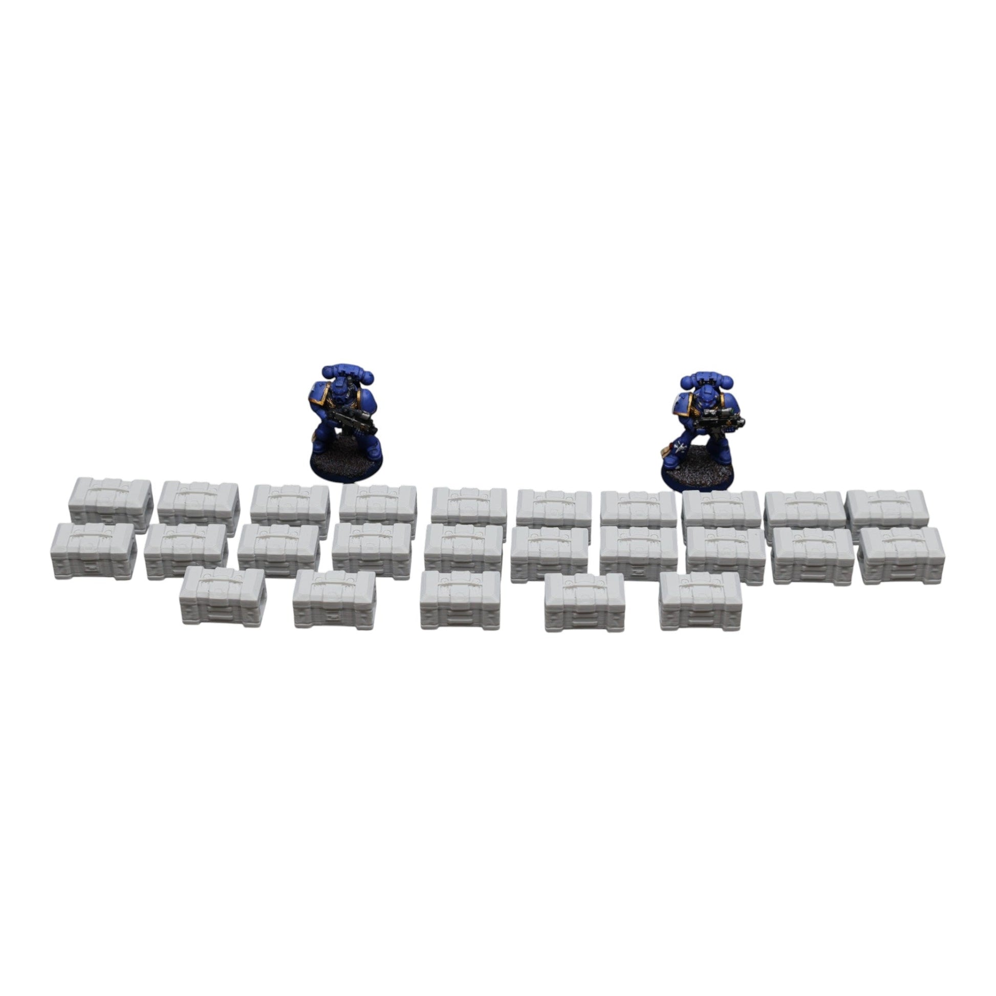 Ammo Box x25 - 28mm Wargaming Scatter Terrain Scenery Tabletop Miniature Grimdark - 3D Printed Terrain and Scenery - Geek Gaming Scenics - Jawar3d