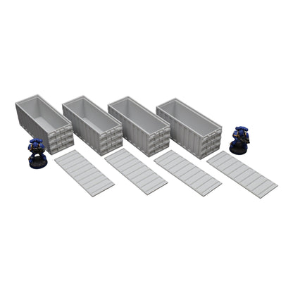 Shipping Container - 28mm Wargaming Scatter Terrain Scenery Tabletop Miniature