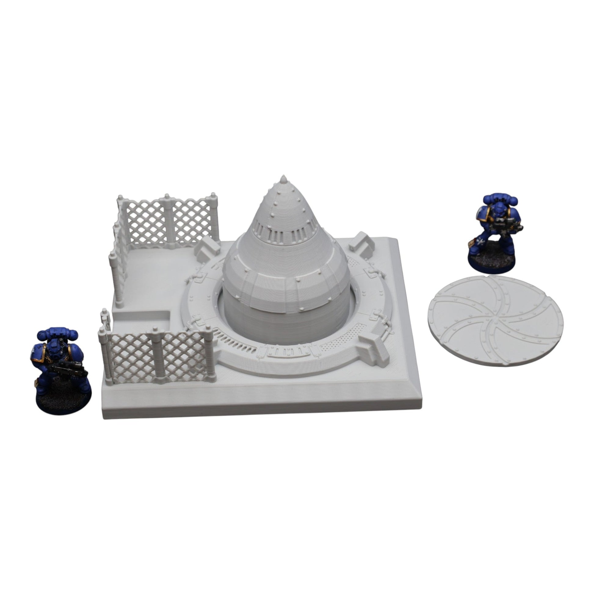Launch Hatch - 28mm Wargaming Scatter Terrain Scenery Tabletop Miniature - 3D Printed Terrain and Scenery - Geek Gaming Scenics - Jawar3d