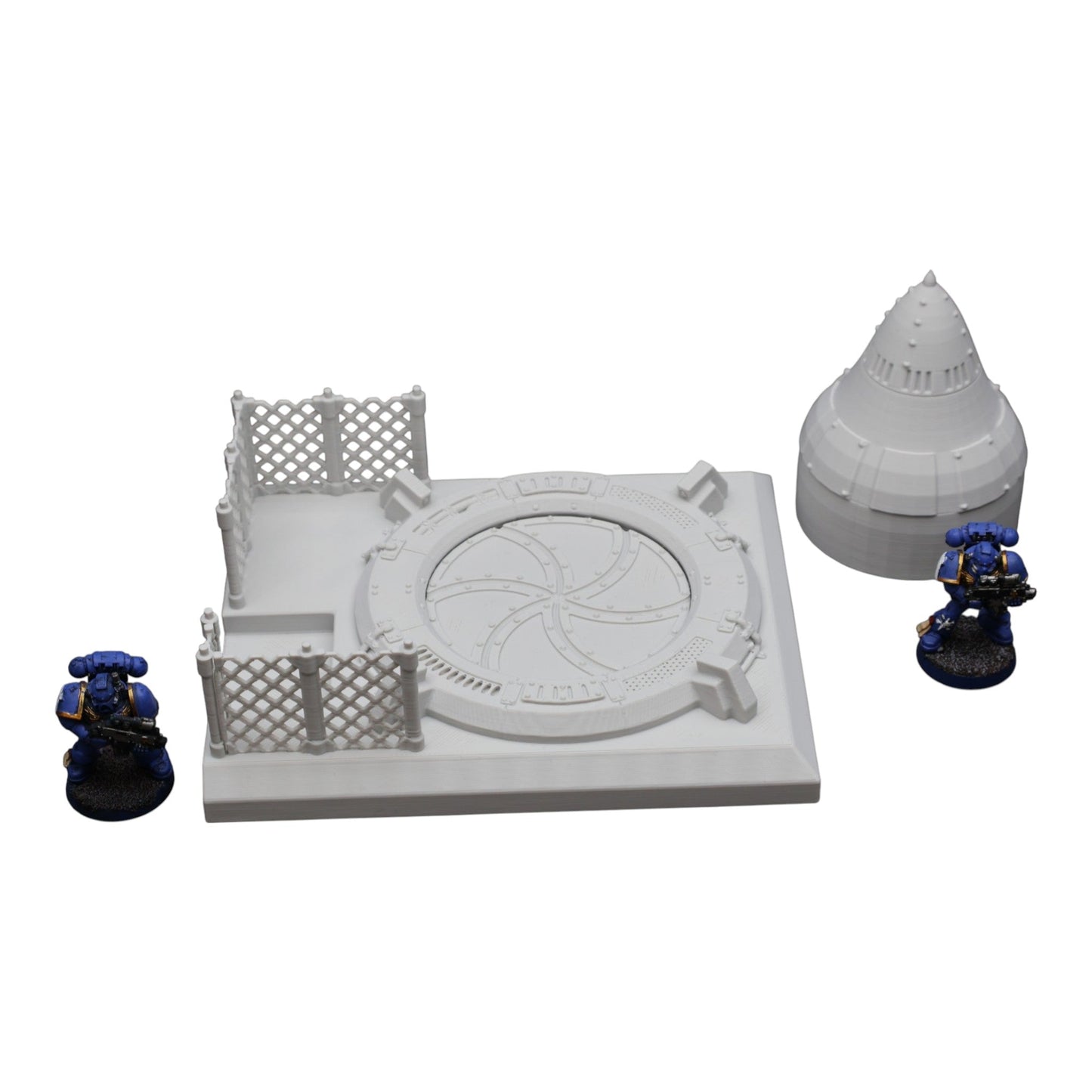 Launch Hatch - 28mm Wargaming Scatter Terrain Scenery Tabletop Miniature - 3D Printed Terrain and Scenery - Geek Gaming Scenics - Jawar3d