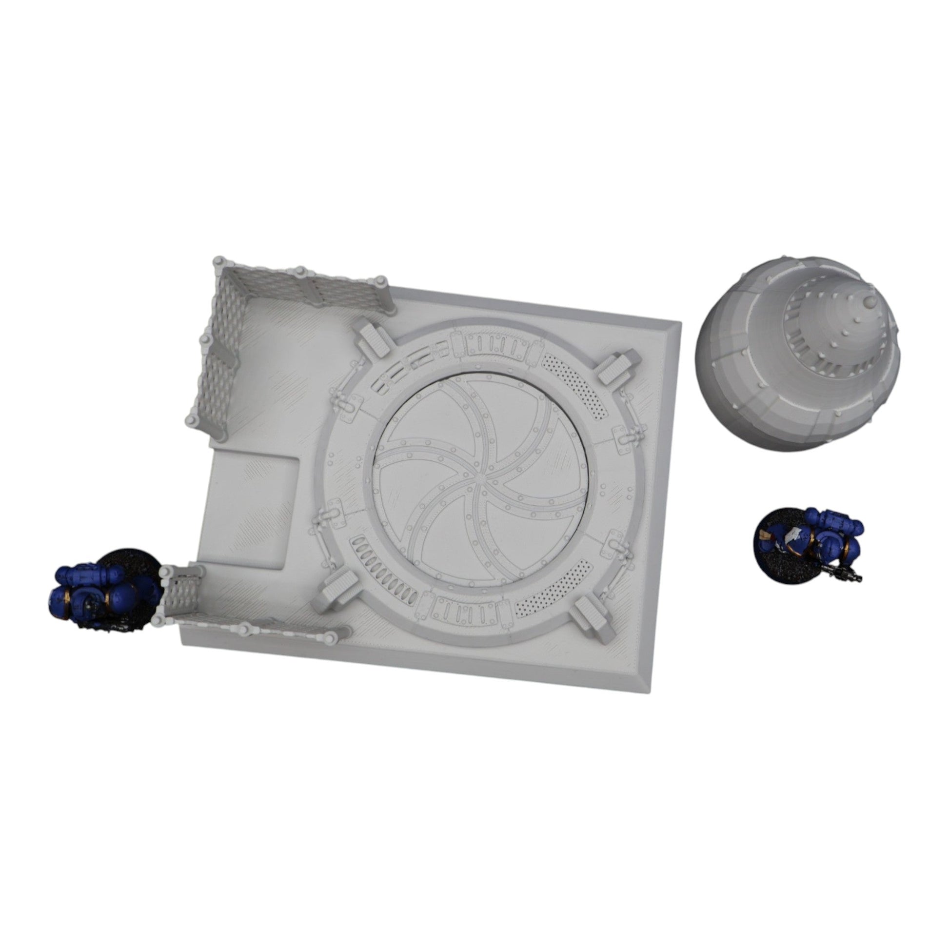 Launch Hatch - 28mm Wargaming Scatter Terrain Scenery Tabletop Miniature - 3D Printed Terrain and Scenery - Geek Gaming Scenics - Jawar3d