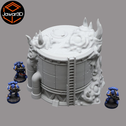 Hive Infected Silo #1 - 28mm Wargaming Scatter Terrain Scenery Tabletop