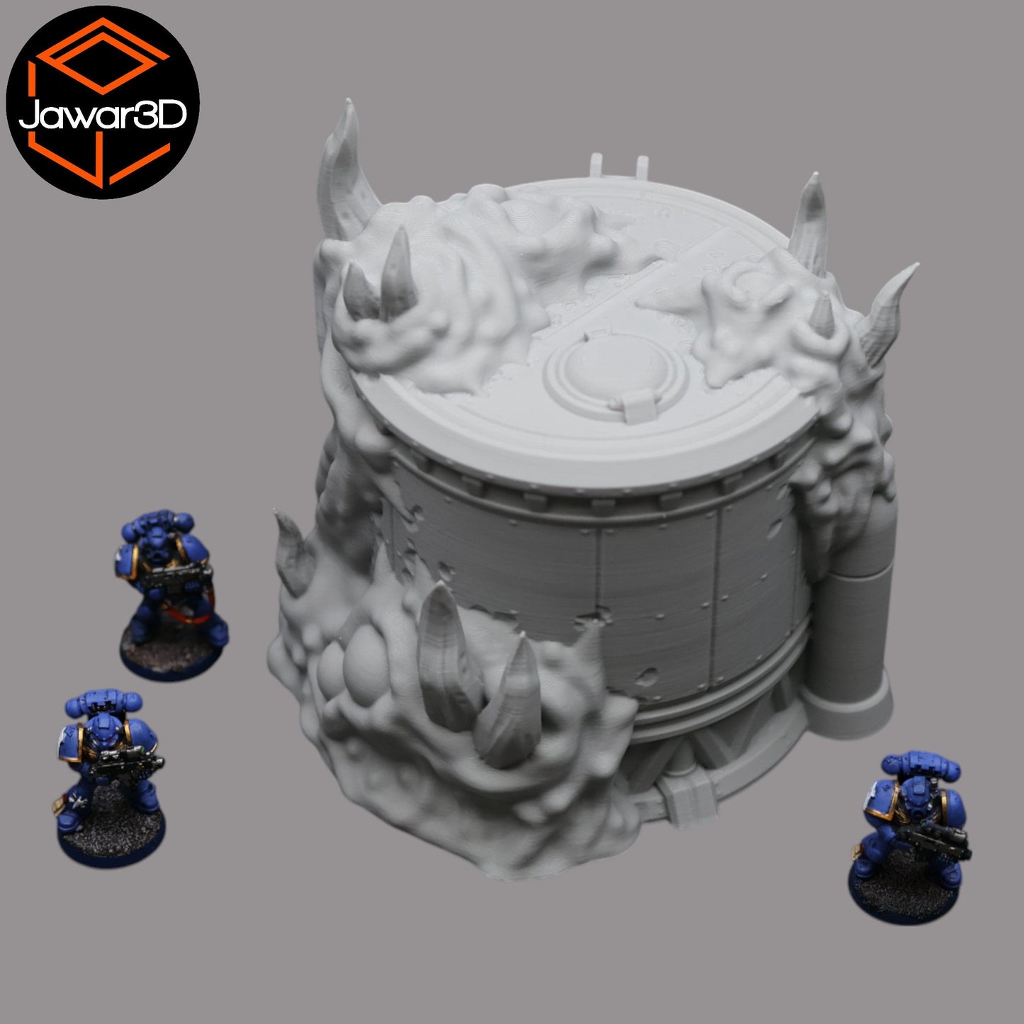 Hive Infected Silo #1 - 28mm Wargaming Scatter Terrain Scenery Tabletop