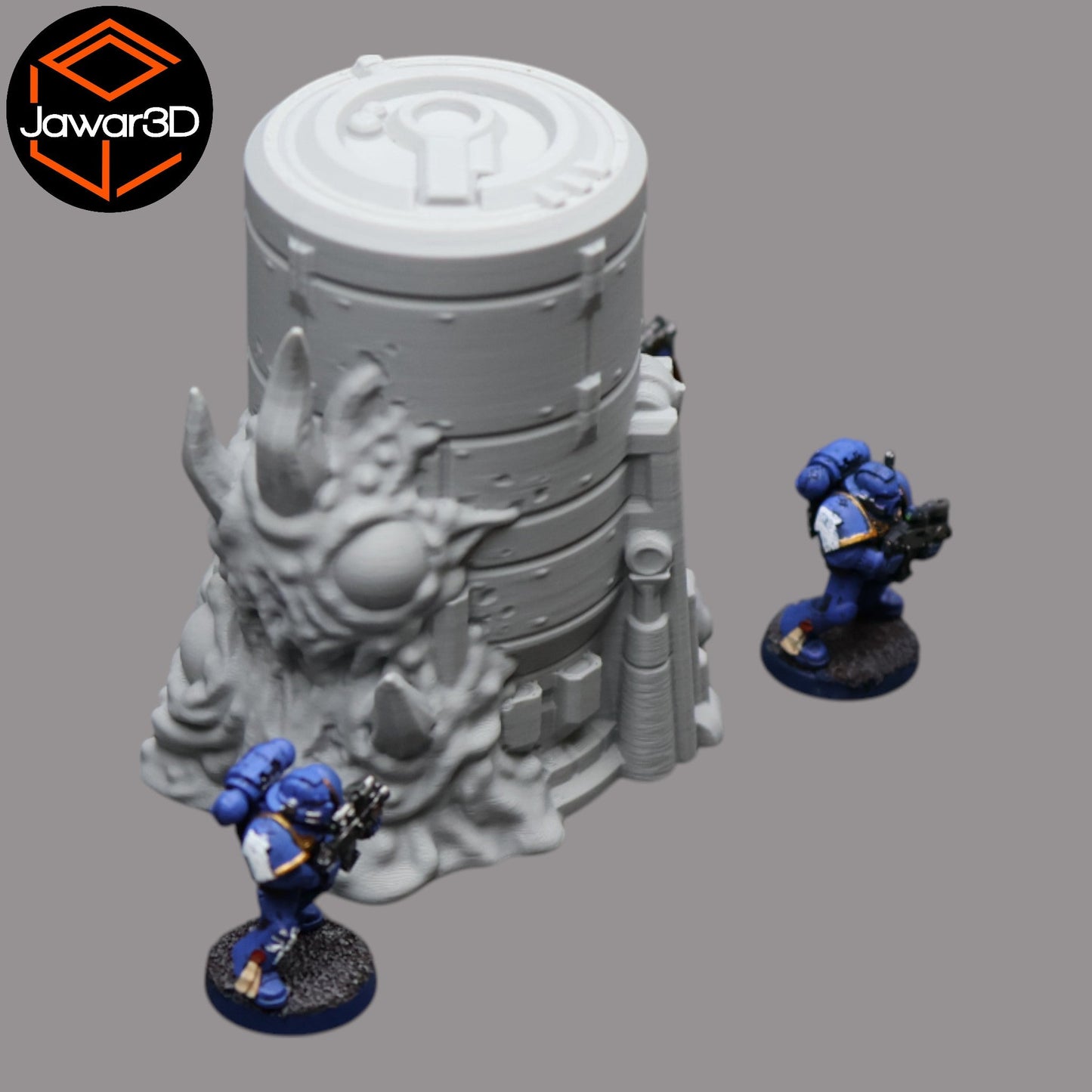 Hive Infected Silo #2 - 28mm Wargaming Scatter Terrain Scenery Tabletop