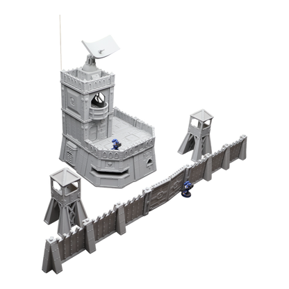 Command Station Set - 28mm Wargaming Scatter Terrain Scenery Tabletop Miniature