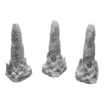 Haunted Rock x3 - 28mm Wargaming Scatter Terrain Scenery Tabletop Miniature