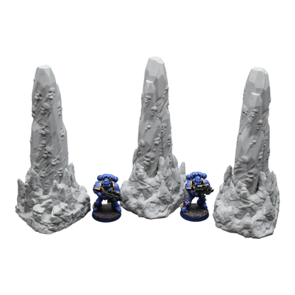Haunted Rock x3 - 28mm Wargaming Scatter Terrain Scenery Tabletop Miniature