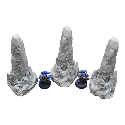 Haunted Rock x3 - 28mm Wargaming Scatter Terrain Scenery Tabletop Miniature