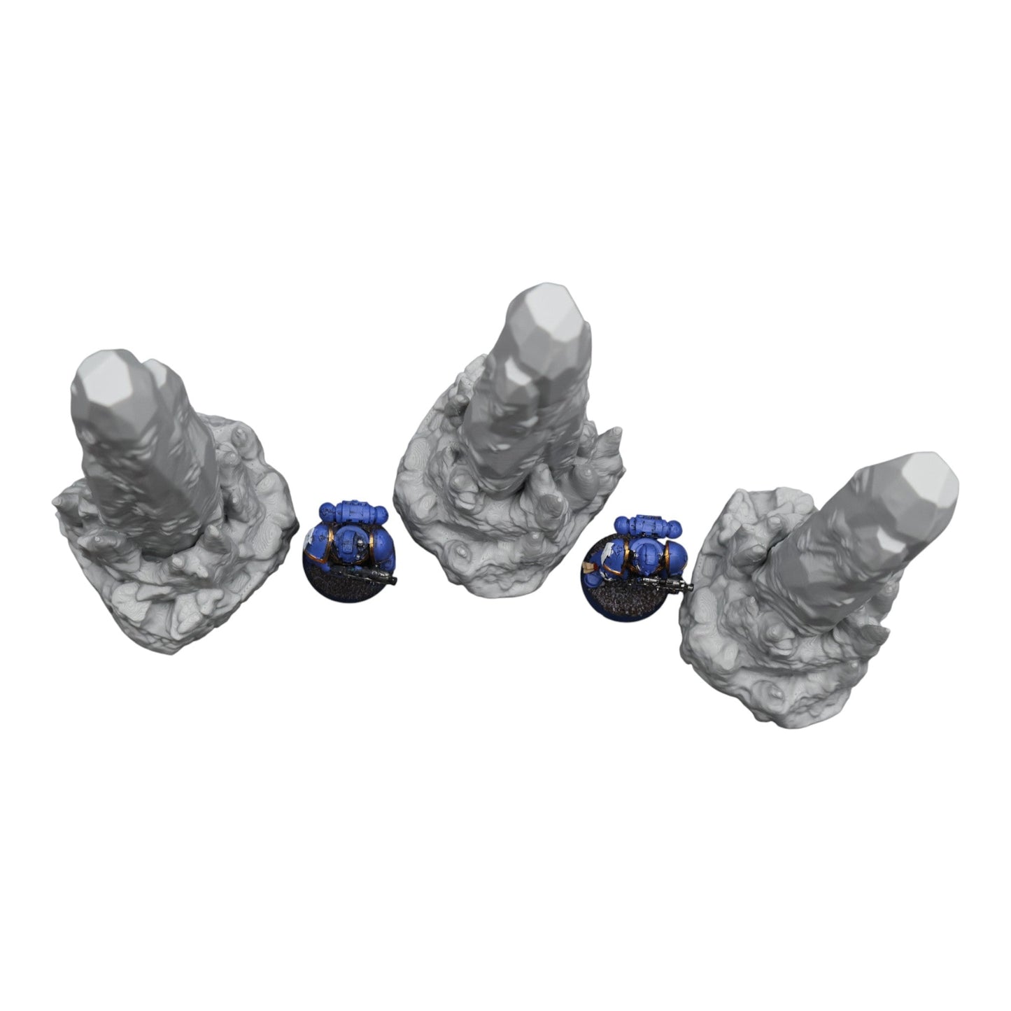 Haunted Rock x3 - 28mm Wargaming Scatter Terrain Scenery Tabletop Miniature