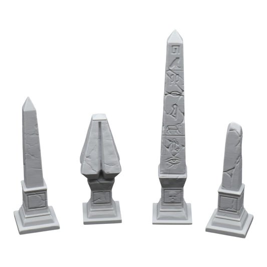 Obelisks - 28mm Wargaming Scatter Terrain Scenery Tabletop Miniature - 3D Printed Terrain and Scenery - Geek Gaming Scenics - Jawar3d