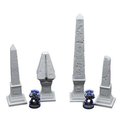 Obelisks - 28mm Wargaming Scatter Terrain Scenery Tabletop Miniature