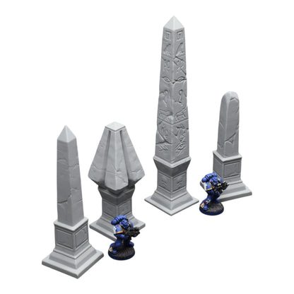 Obelisks - 28mm Wargaming Scatter Terrain Scenery Tabletop Miniature