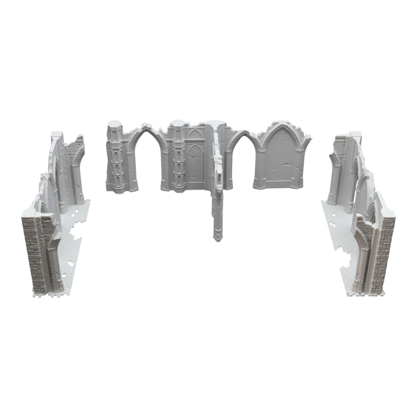 Gothic Ruins - 28mm Wargaming Scatter Terrain Scenery Tabletop Miniature Grimdark - 3D Printed Terrain and Scenery - Geek Gaming Scenics - Jawar3d